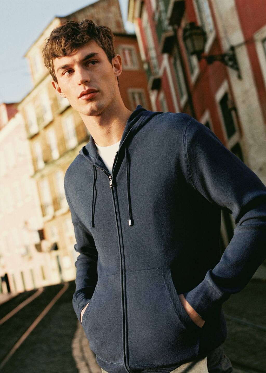 Sudadera Con Capucha Y Cremallera Para Hombre Abrigo De Mang Sudadera Con Capucha Y Cremallera Para Hombre Abrigo De Mang